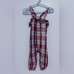 Joe Fresh Multicolor Plaid Kids Romper